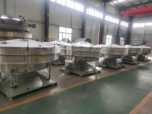 SS304 Starch Sieveing Ultrasonic Vibration Screen Double Layer ZY2000 4KW