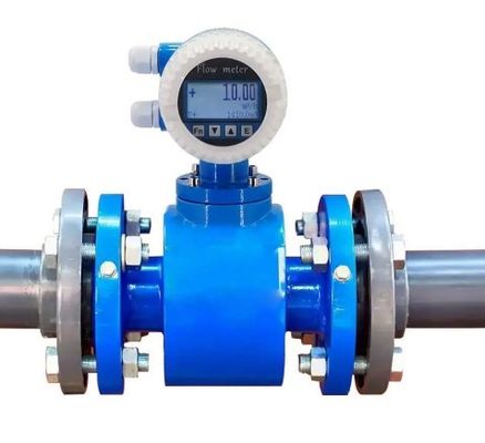 Reliable Industrial Electromagnetic Water Flow Meter Input Voltage 110v/220v