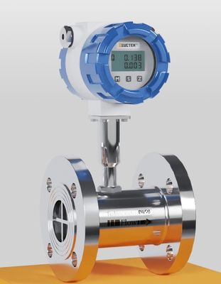 LCD Display Electromagnetic Digital Flow Meter Temperature Range 0-80c Online Control