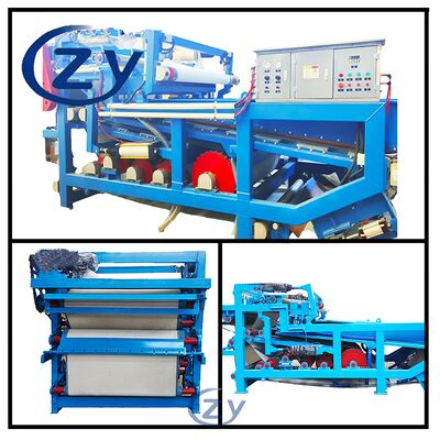 Stainless Steel Belt Dehydration Filter for Industrial Cassava Fiber Dehydration and Slag Treatment