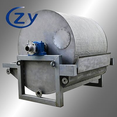 High Efficiency Stainless Steel SS304 Vacuum Filter for 2-8t/h Starch Dewatering with 24-hour Continuous Operation
