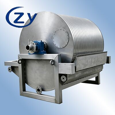Continuous Working Stainless Steel SS304 Vacuum Drum Filter for 2-8t/h Starch Dewatering Equipment
