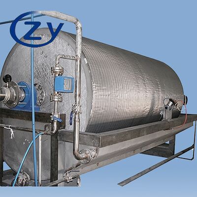 Continuous Working Stainless Steel SS304 Vacuum Drum Filter for 2-8t/h Starch Dewatering Equipment