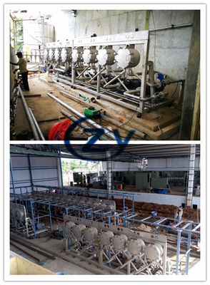 Fresh Cassava Tapioca Starch Machine / Tapioca Processing Plant Multicyclone
