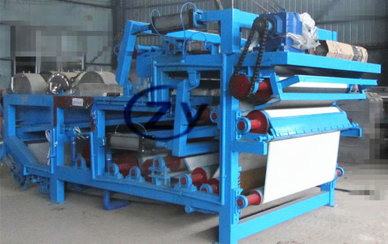 Dewatering Cassava Flour Processing Machine / Fiber Belt Press Machinery