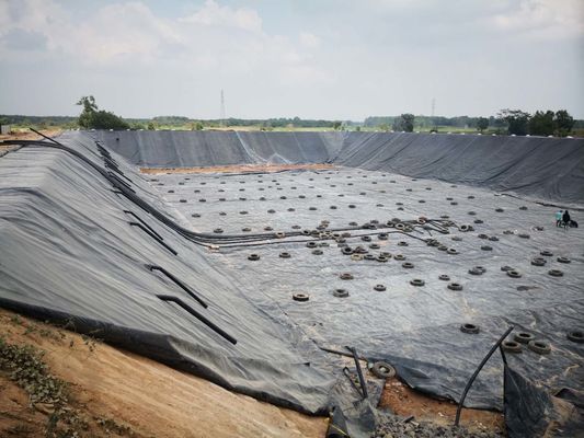 Anti Leakage 2mm HDPE Geomembrane Dam Reservoir Agricultural Pond Liner