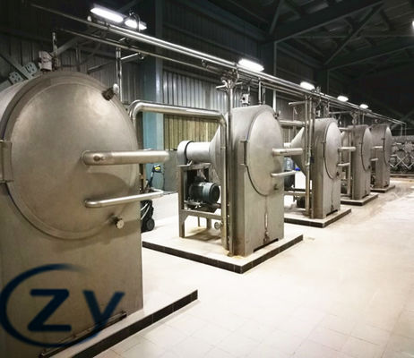 25t / H Automatic Cassava Starch Production Line Centrifugal Sieves