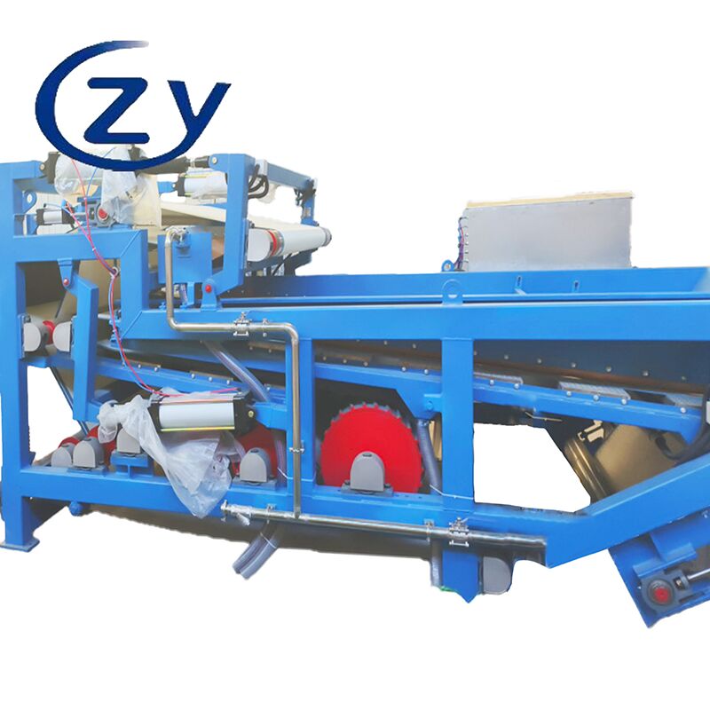 Energy Saving Belt Type Dehydration Filter Specialized for Cassava Fiber Dewatering Processing