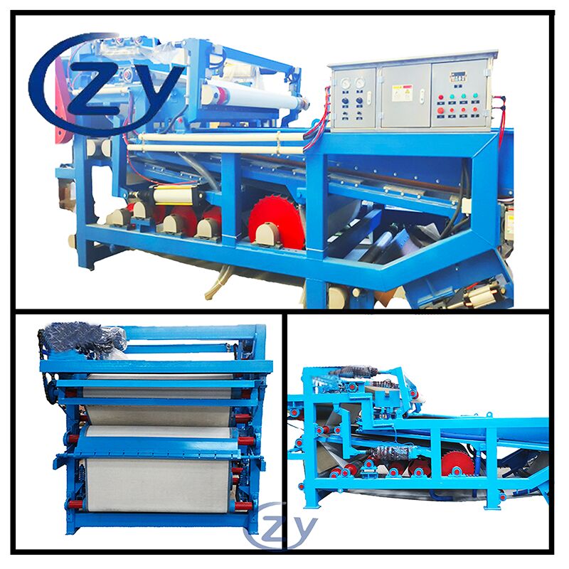 Stainless Steel Belt Dehydration Filter for Industrial Cassava Fiber Dehydration and Slag Treatment