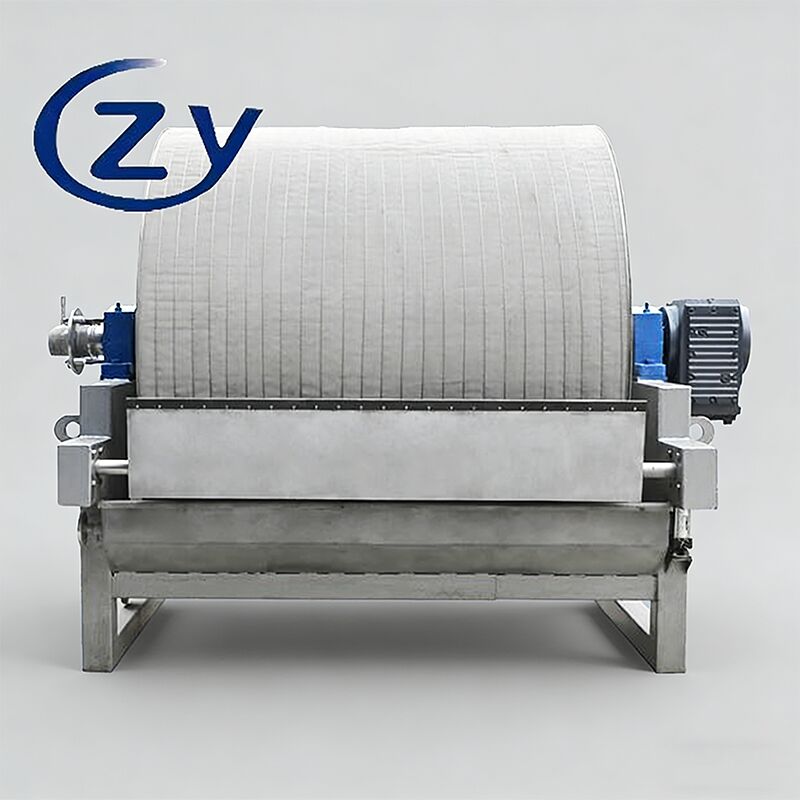 Adjustable Speed Vacuum Drum Filter Automatic Dewatering Equipment for Tuber Starch