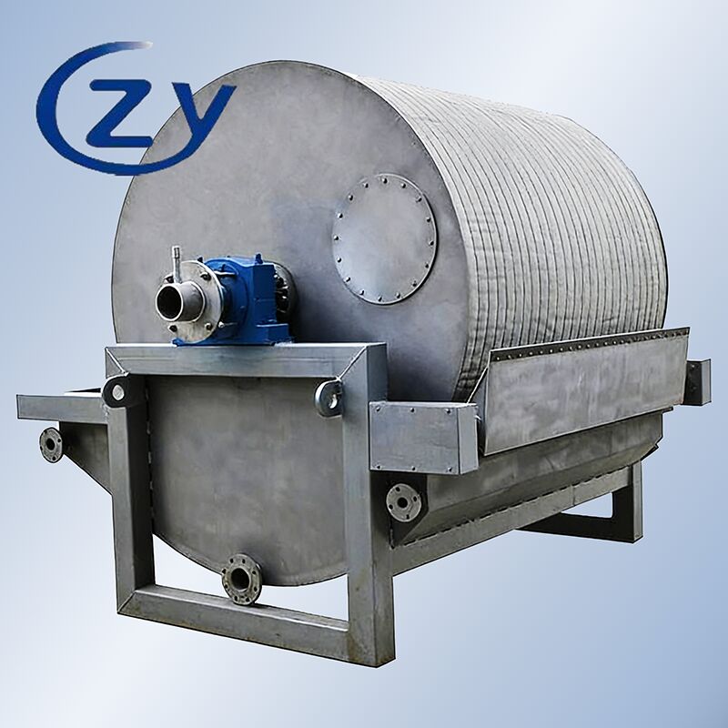 Industrial Stainless Steel SS304 Vacuum Filter with 2-8t/h Capacity and Variable-Frequency Drive for Starch Dewatering