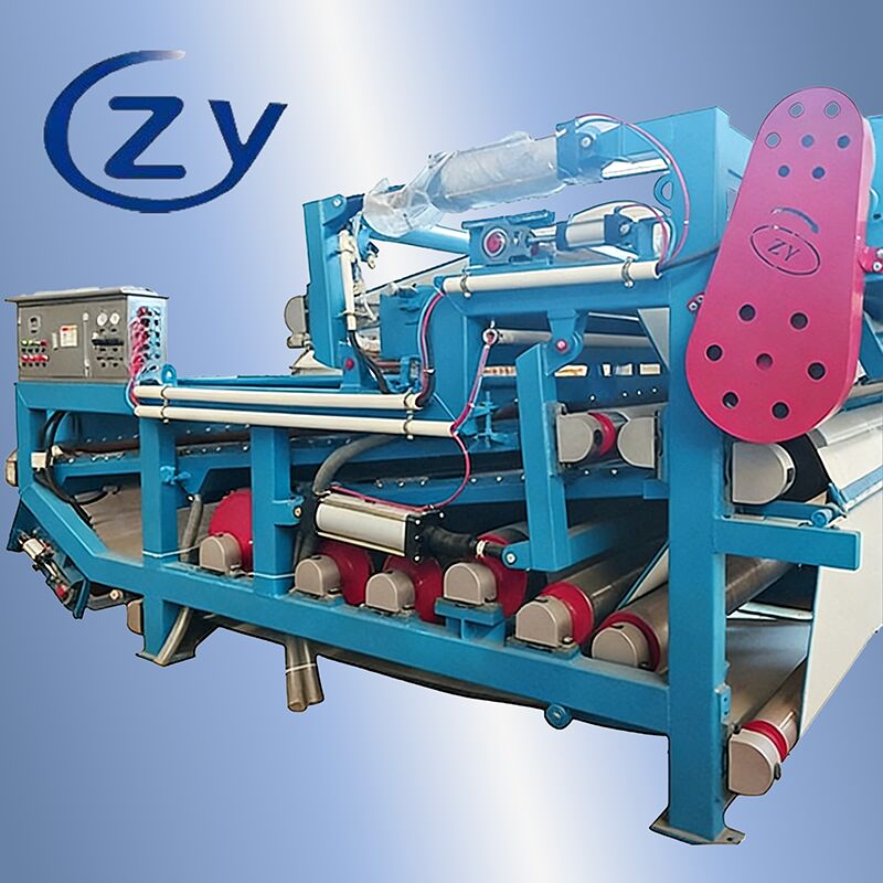 Heavy Duty Belt Dehydration Filter for Cassava Starch Fiber Dewatering in Food Processing Industry