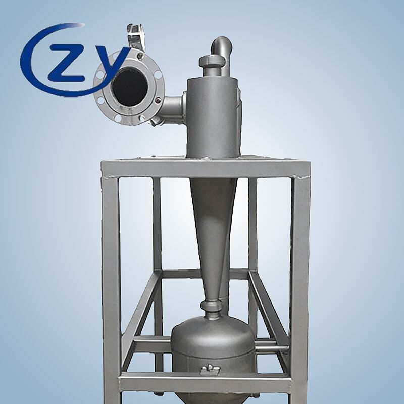 SS304 Material Starch Desander with Centrifugal Separation Technology and No Moving Parts for Efficient Sand Removal