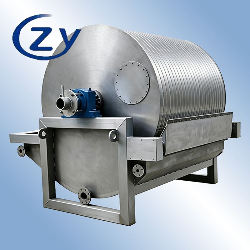 Continuous Working Stainless Steel SS304 Vacuum Drum Filter for 2-8t/h Starch Dewatering Equipment