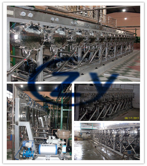Large Capacity Yam Starch Production Line / Ss 304 Tapioca Starch Machine