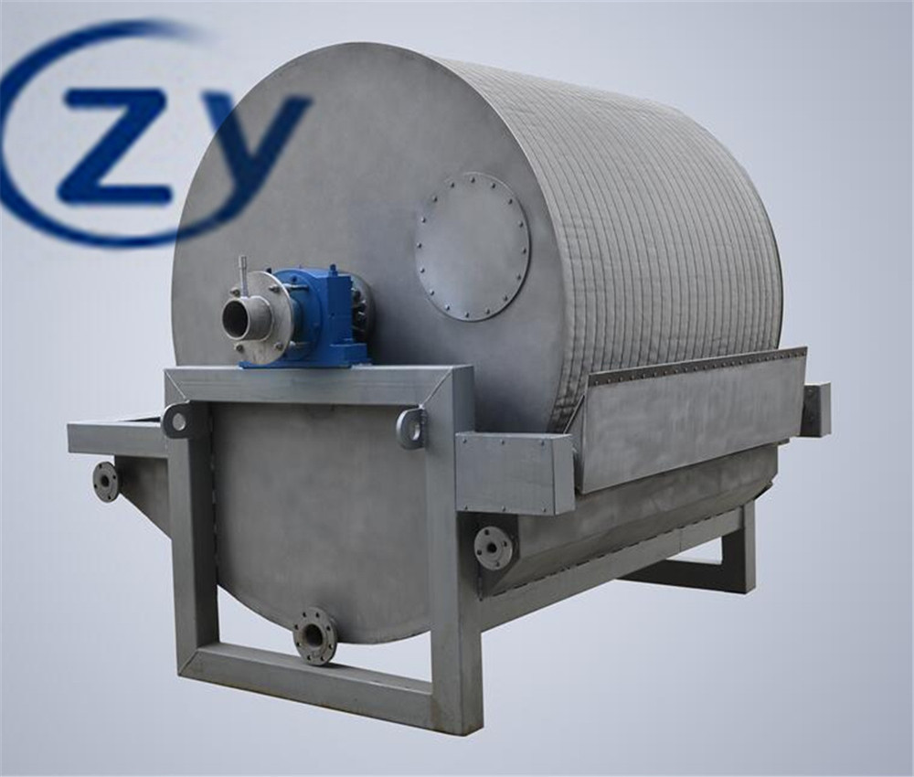 SS304 8t/H Vacuum Filter Dewatering Potato Starch Machine