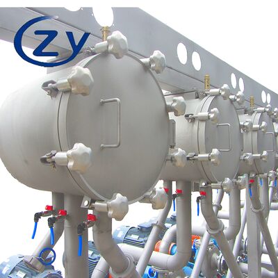 Compact Multicyclone Cluster for Continuous Starch Impurity Removal 