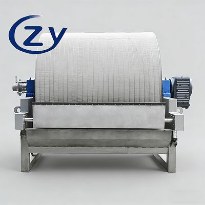 Adjustable Speed Vacuum Drum Filter Automatic Dewatering Equipment for Tuber Starch