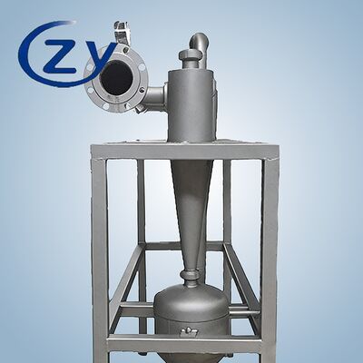 SS304 Material Starch Desander with Centrifugal Separation Technology and No Moving Parts for Efficient Sand Removal