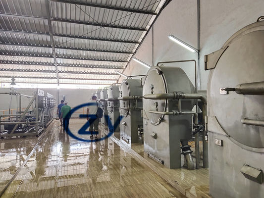 Silver White Tapioca Starch Machine / Dewatering Sieves Multi Functional